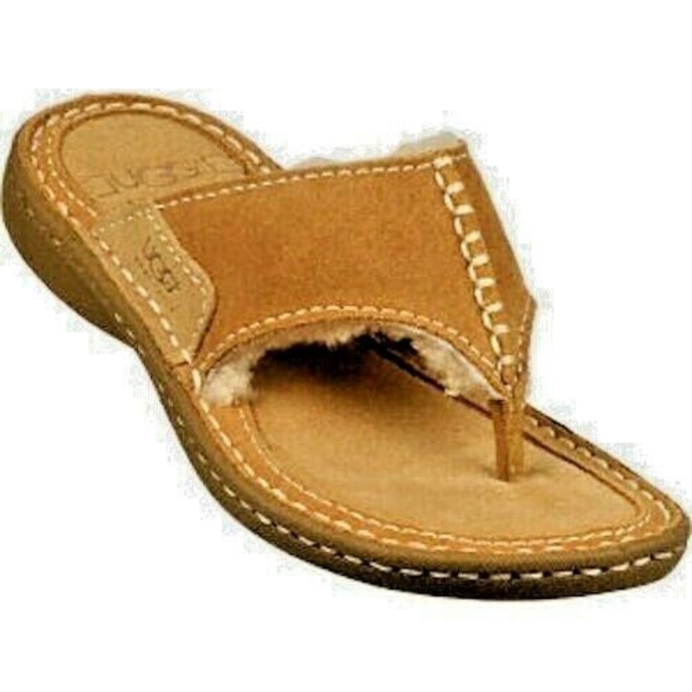 KIDS UGG Chestnut Layback Flip Flop Sandals
